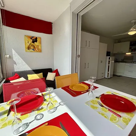 Appartement Studio/cabine, 4 Couchages, Piscine, Parking, Proche Plage, St Cyprien - Fr-1-225d-211