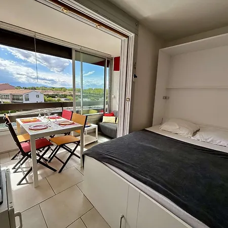 Appartement Studio/cabine, 4 Couchages, Piscine, Parking, Proche Plage, St Cyprien - Fr-1-225d-211