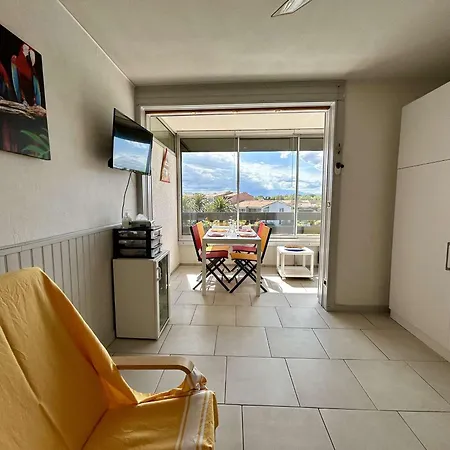 Studio/cabine, 4 Couchages, Piscine, Parking, Proche Plage, St Cyprien - Fr-1-225d-211 Appartement *